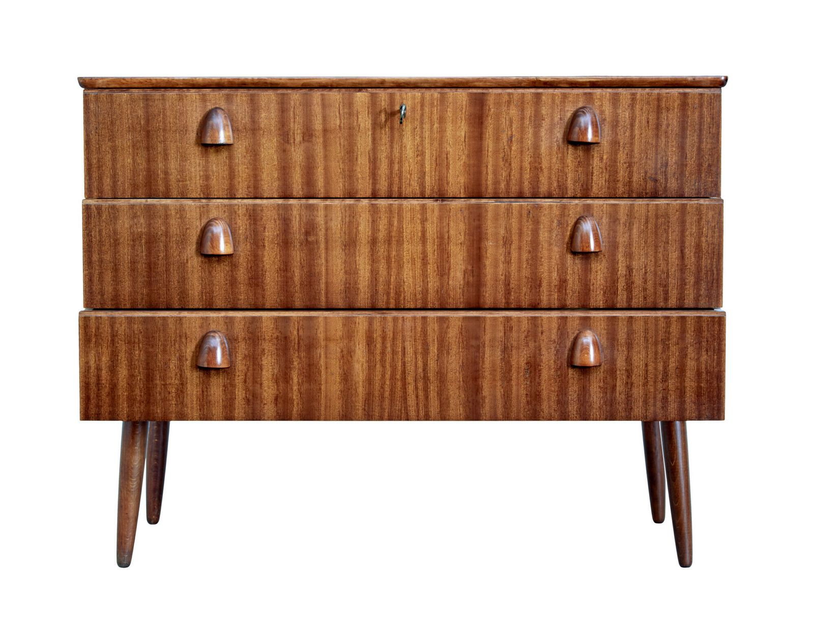 20th Century Scandinavian Teak Chest Of Drawers photo 1205.0