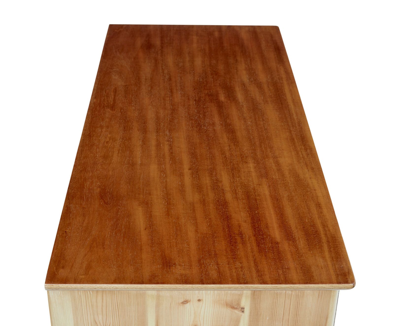 Mid 20th Century Swedish Pine Chest Of Drawers photo vintage