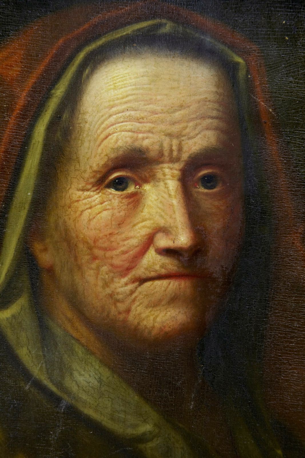 18th Century Oil On Board Of Lady Attributed To Balthasar Denner photo Art