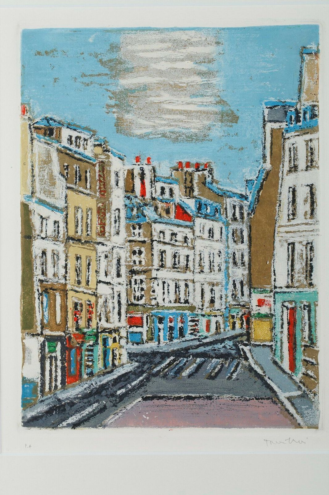 Art Set Of Four Framed Engravings Depicting The Arrondissements Of Paris photo