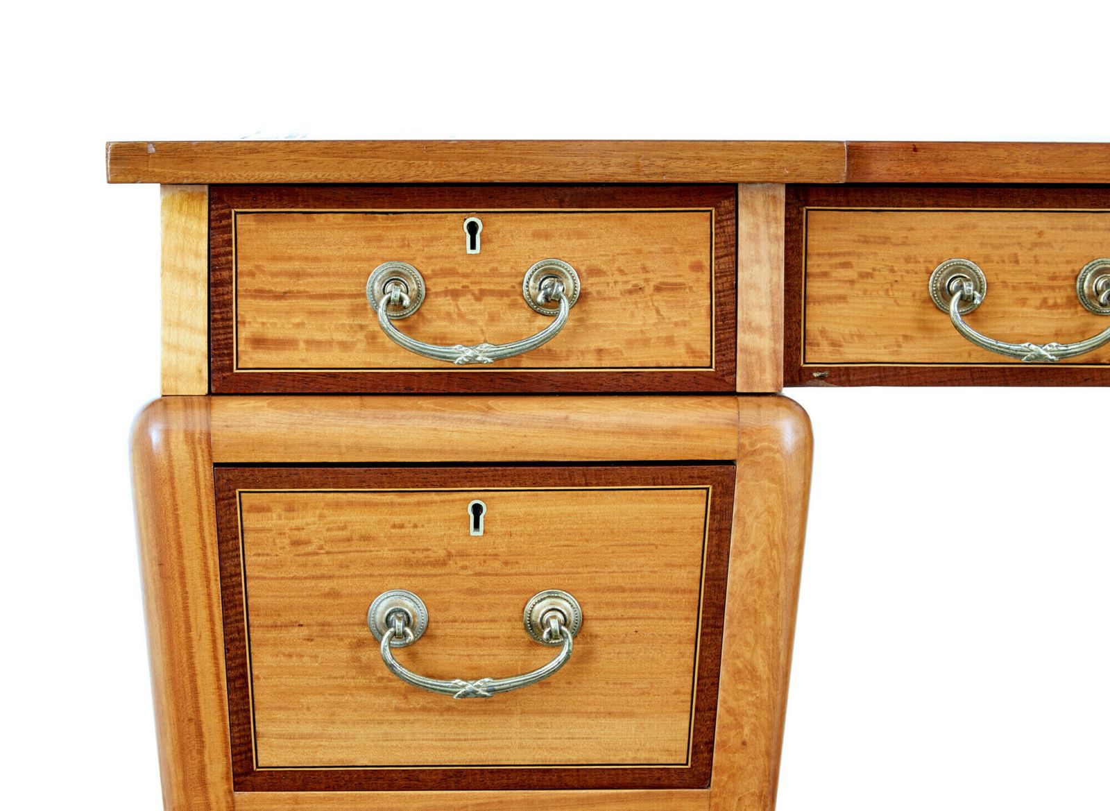 Early 20th Century Satinwood Sheraton Revival Desk photo Furniture