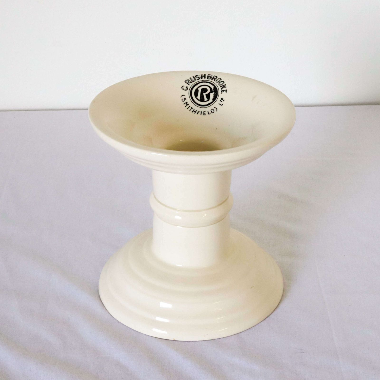 English 20thc Ceramic Ham Stand From Smithfield Meat Market London photo furniture