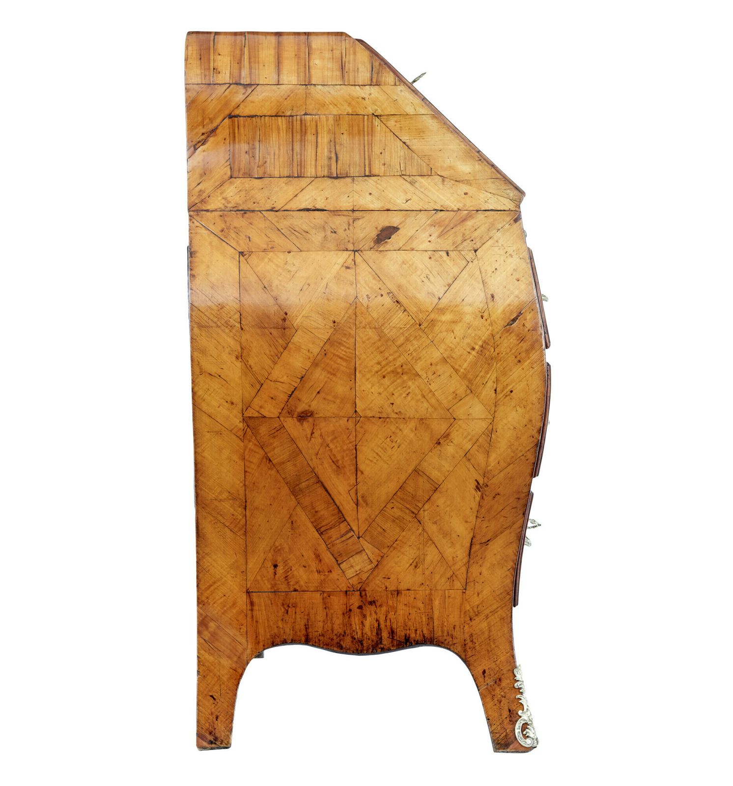 Rococo 18th Century Yew And Elm Bureau Desk photo furniture