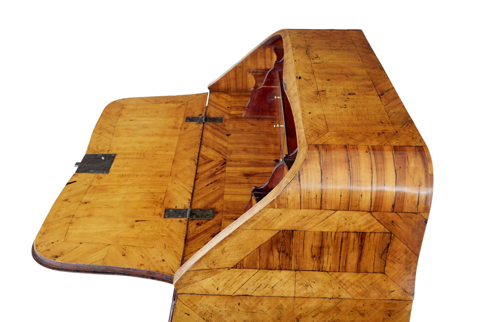 photo furniture Rococo 18th Century Yew And Elm Bureau Desk