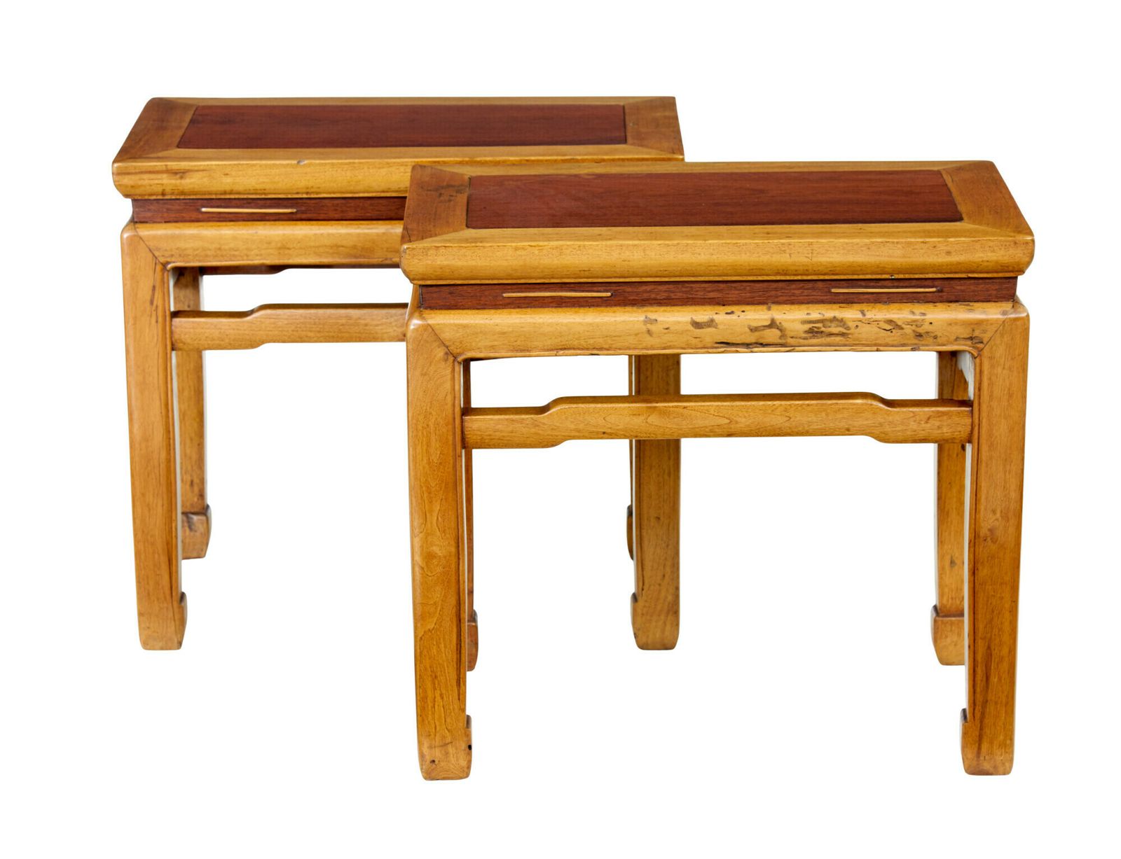 Pair Of Late 19th Century Chinese Hardwood Occasional Tables photo 1925.0