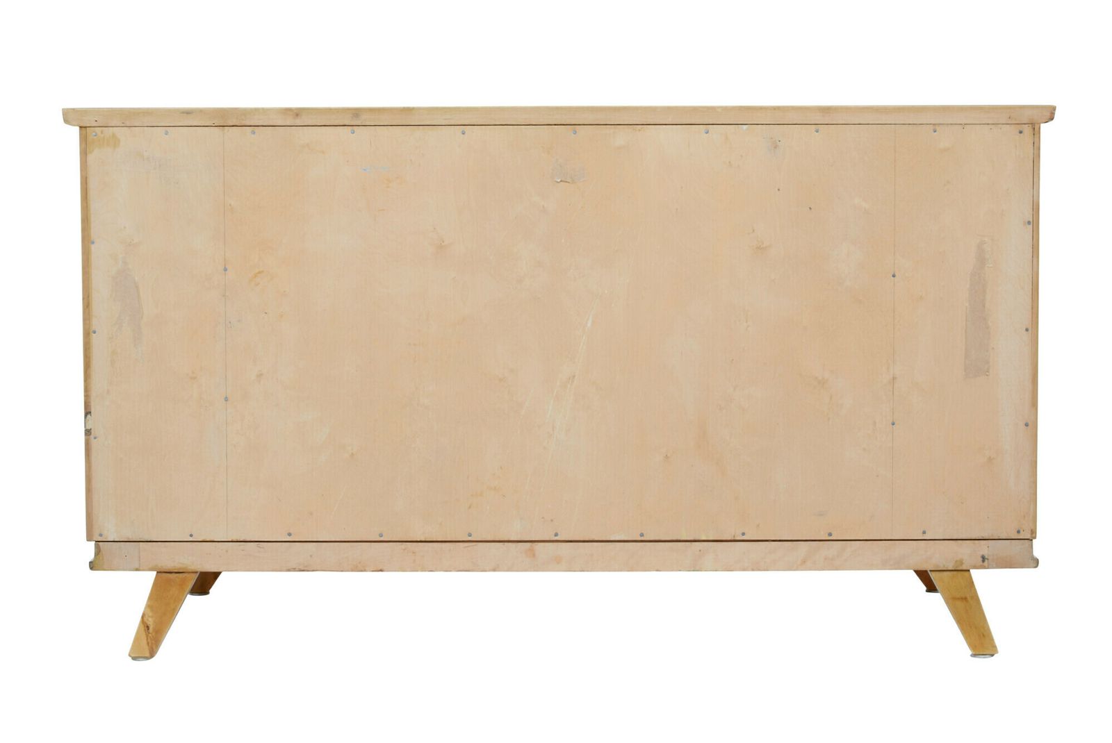 Swedish Mid 20th Century Elm And Burr Fitted Chest Of Drawers photo vintage