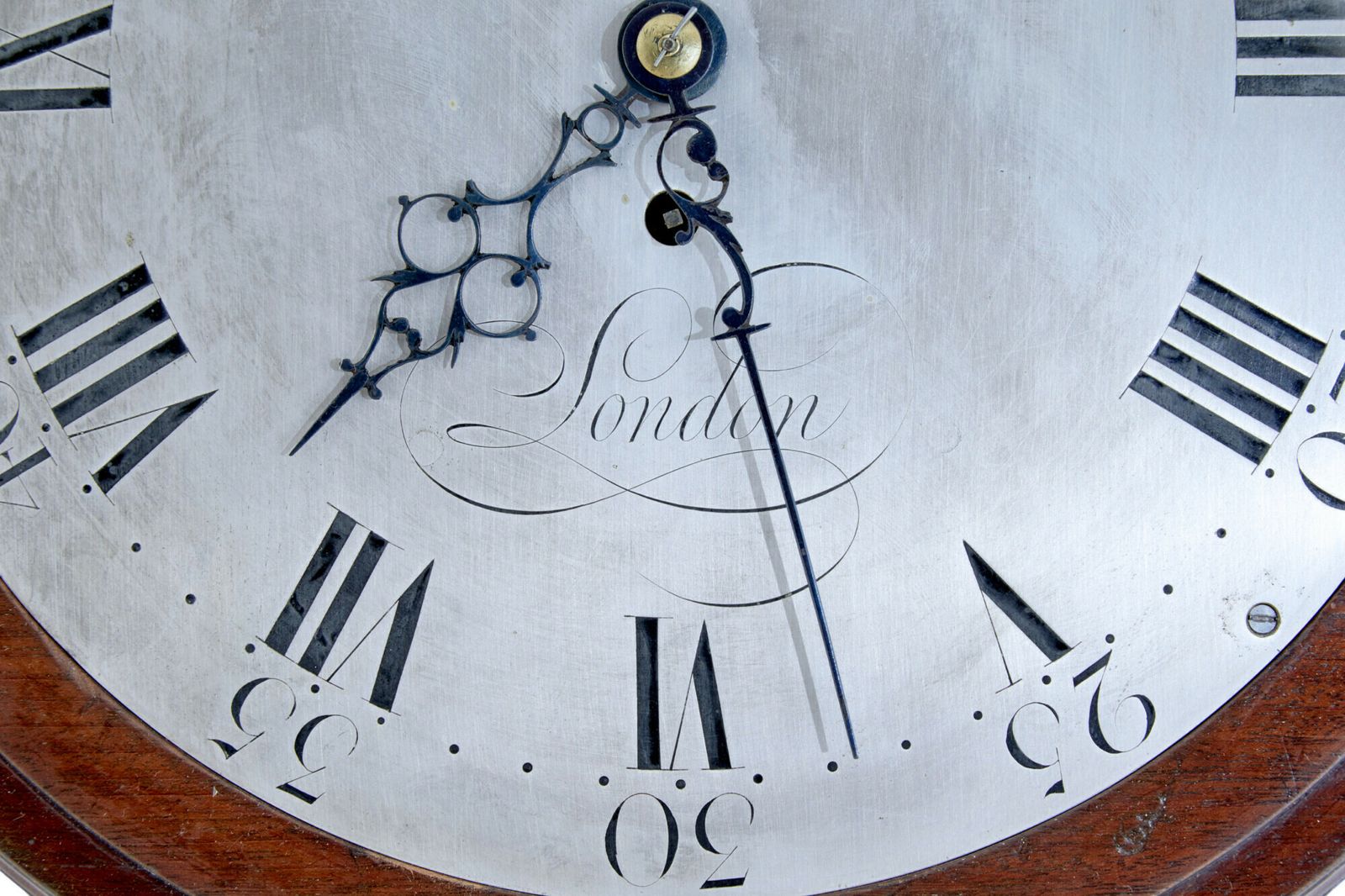 18th Century Georgian Wall Clock By Robert Salmon photo vinterior