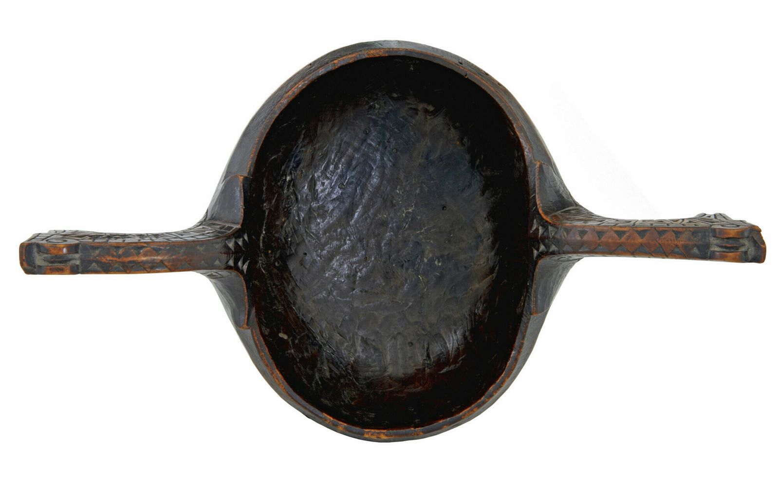 18th Century Norwegian Carved Kasa Ale Cup photo 3795.0