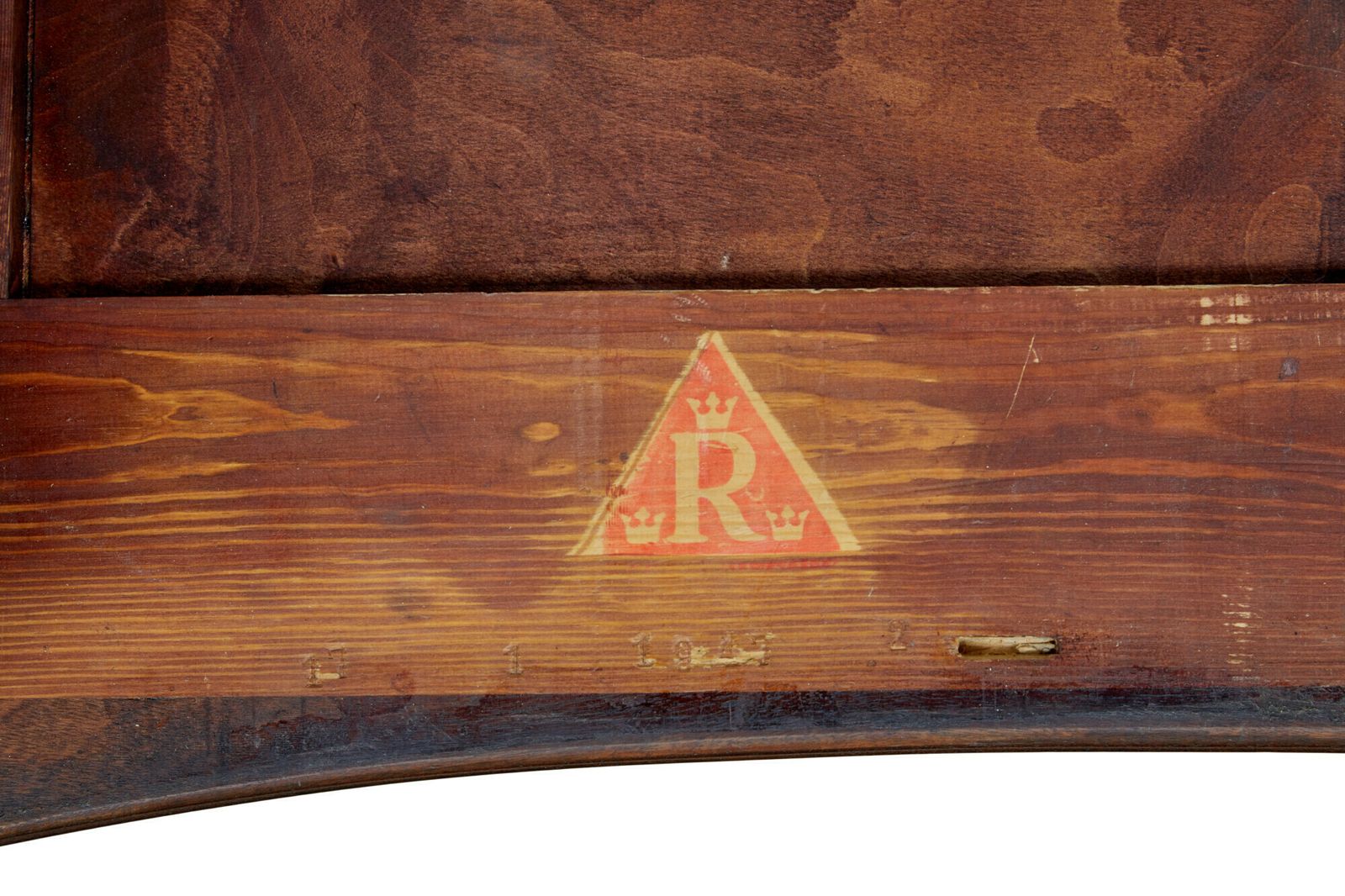 Mid 20th Century Carved Mahogany Swedish Desk photo furniture