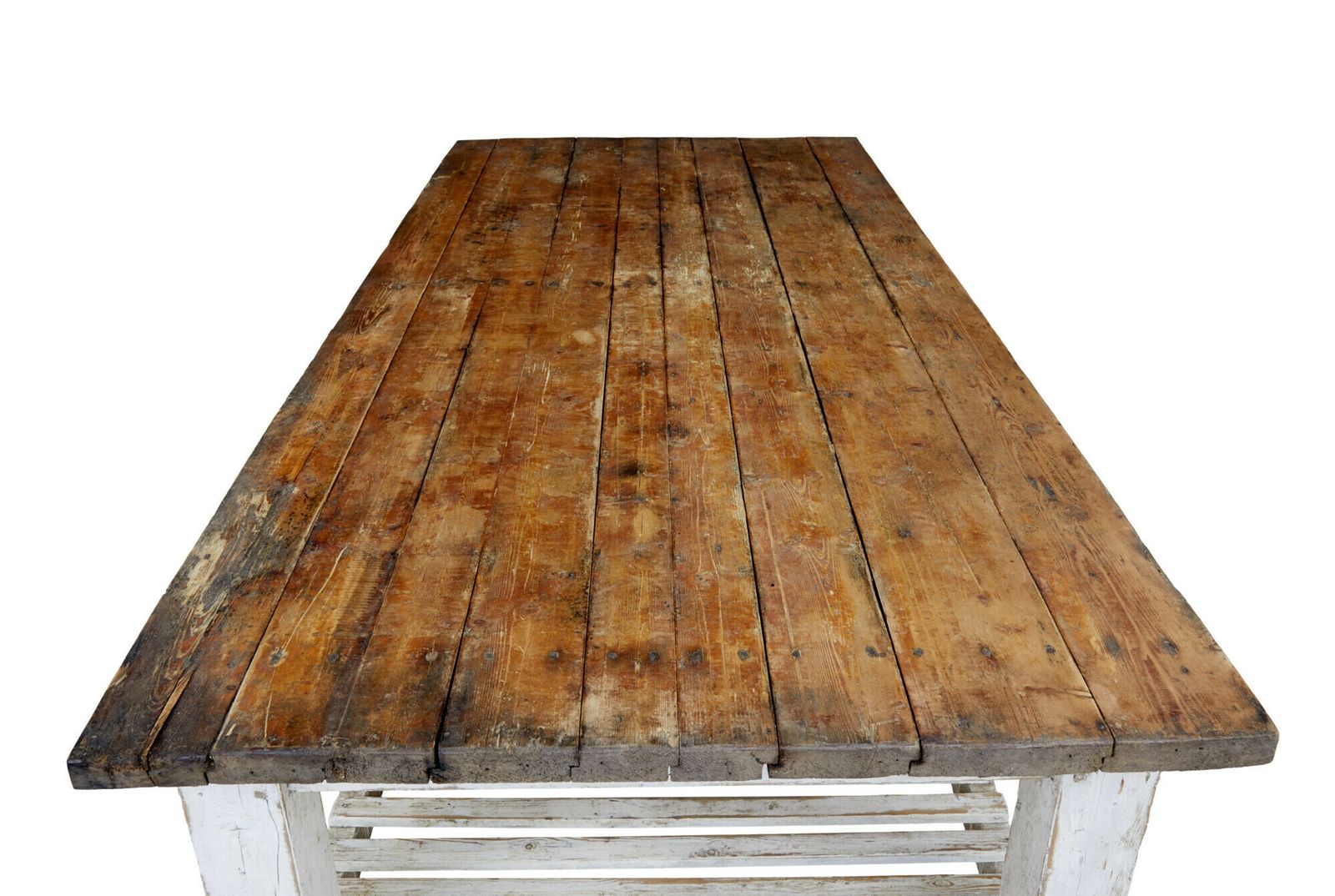Large 19th Century Solid Pine Work Table photo vinterior