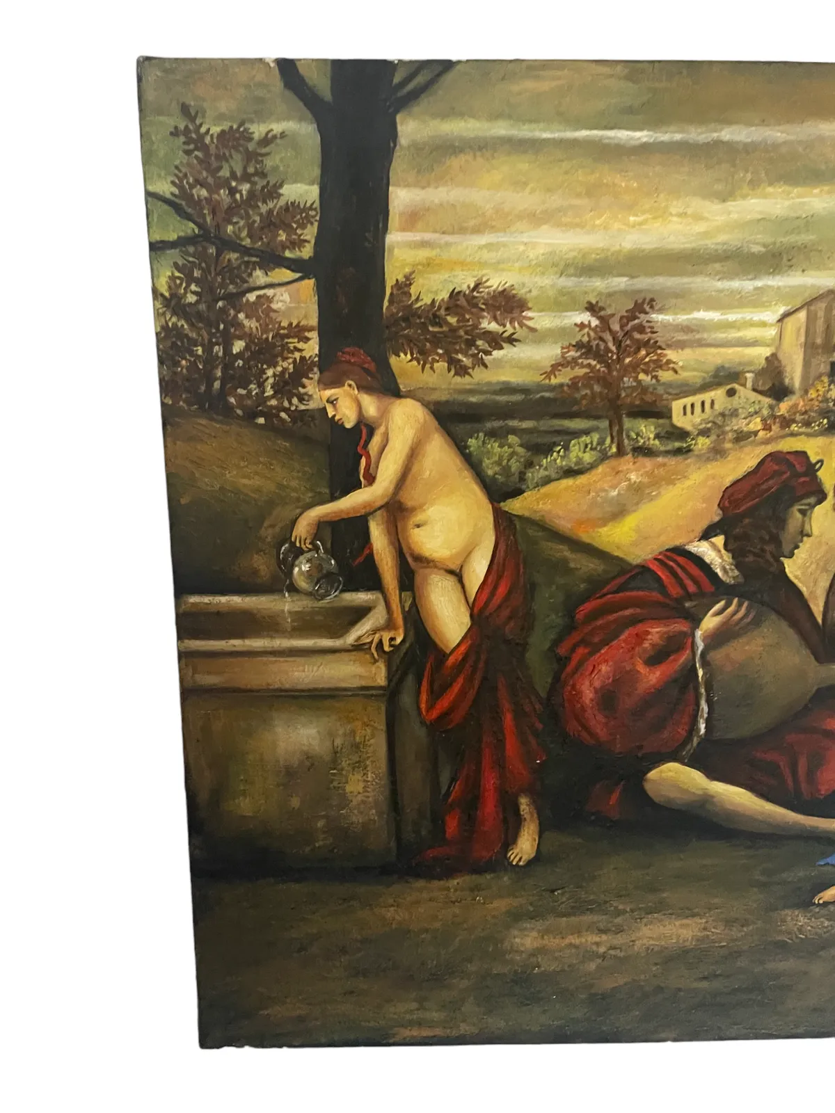 After Titian The Pastoral Concert, C. 1510 photo furniture
