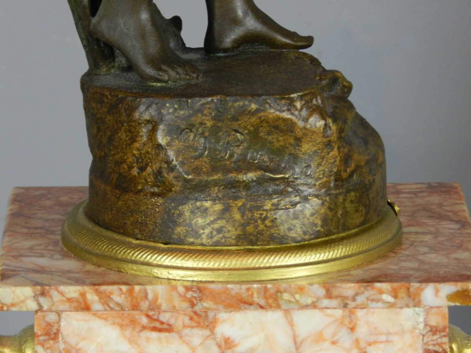French Art Nouveau Mantle Clock 'Poésie' (Ch Ruchot) By Japy Freres photo vinterior