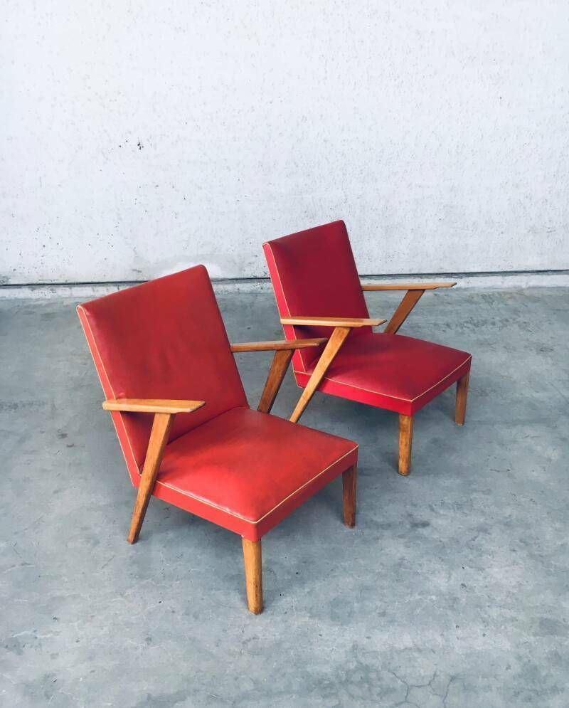 Lounge Stoelen Set – Nederlands Design, Ca. Jaren 1950 photo furniture
