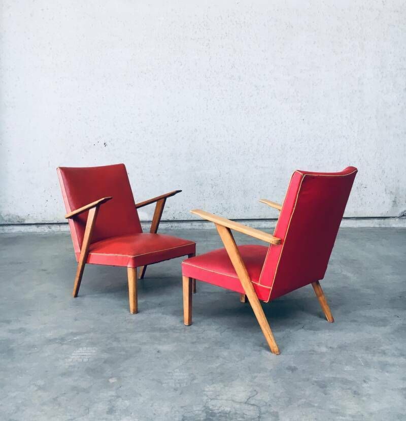 Lounge Stoelen Set – Nederlands Design, Ca. Jaren 1950 photo 925.0