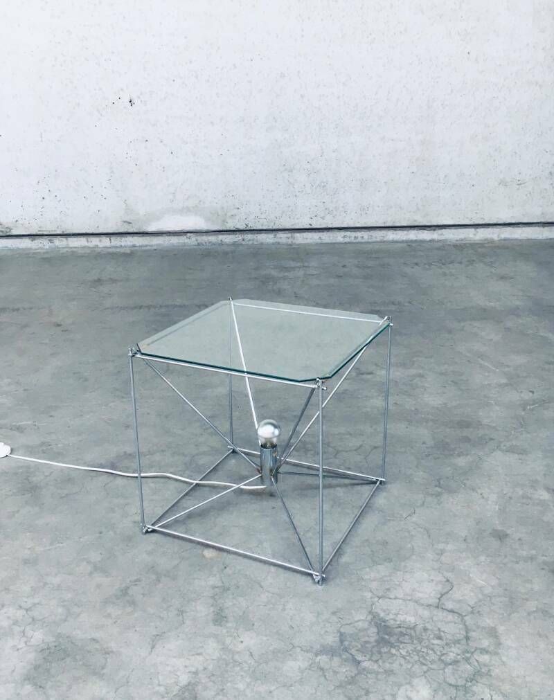 photo buy Cubist Design Floor Lamp Table By Max Sauze, France 1960's