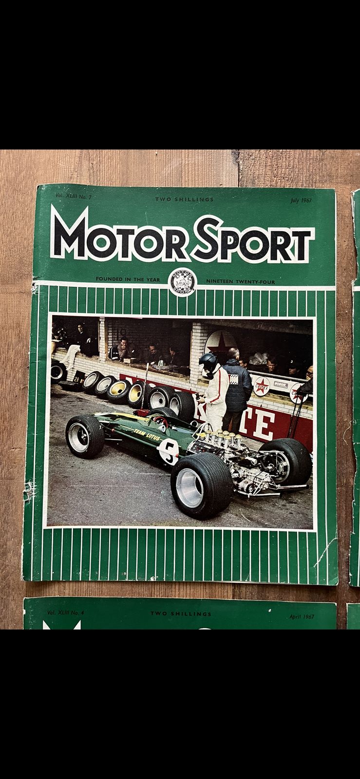 Motor Sport / Lotus Original Magazine Artwork 1967 photo furniture