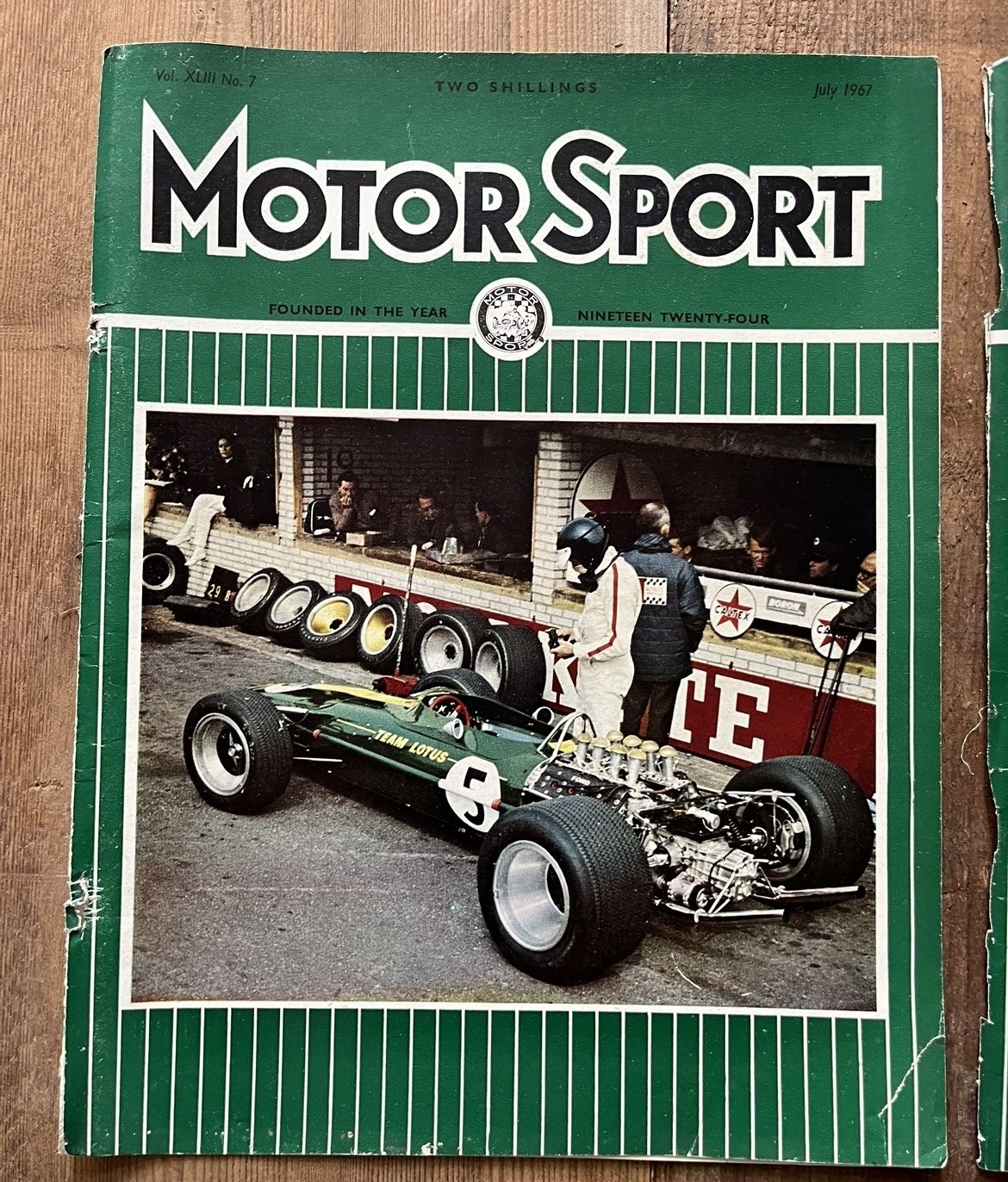 Motor Sport / Lotus Original Magazine Artwork 1967