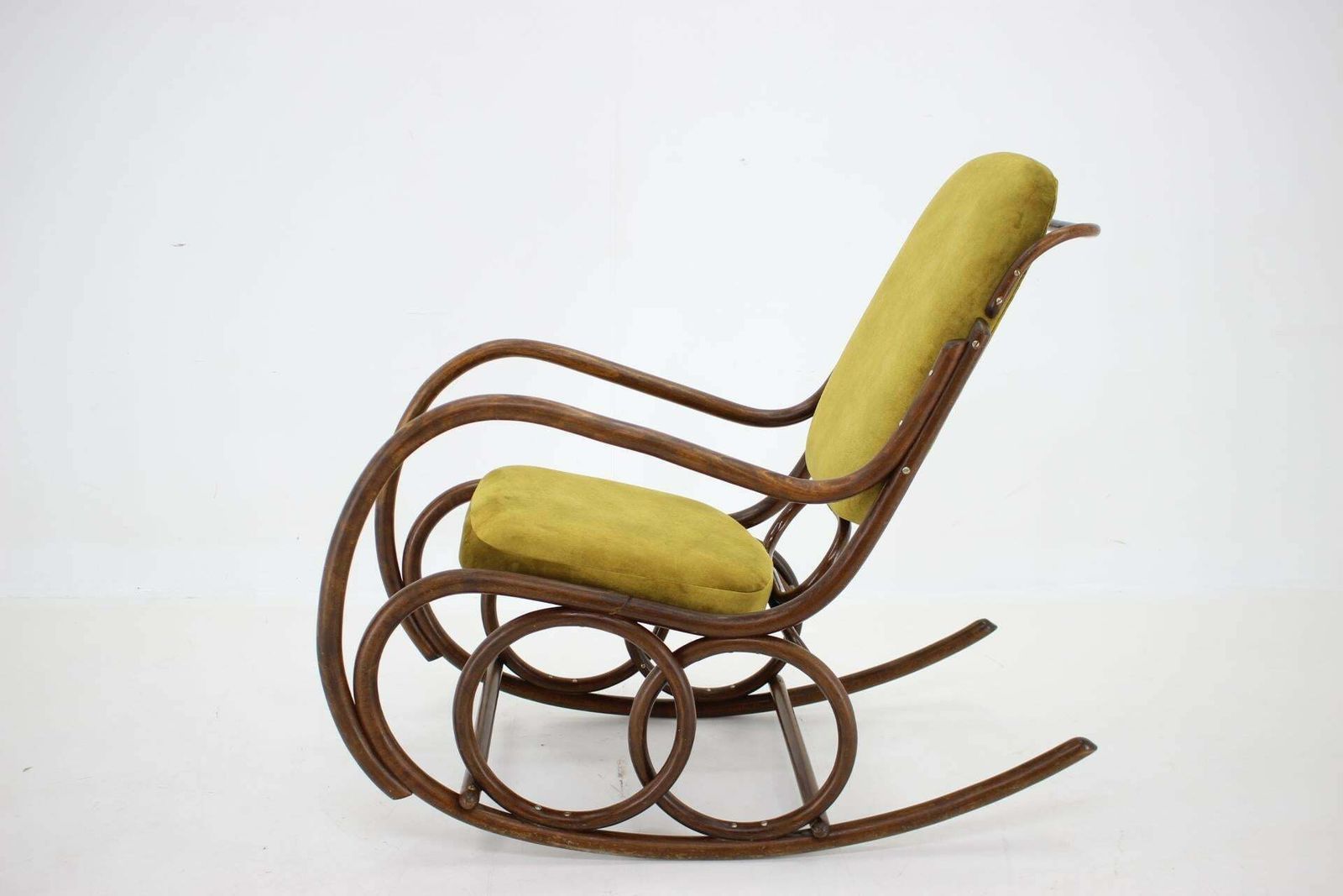 Restored Rocking Chair By Ton, Czechoslovakia 1960s photo furniture