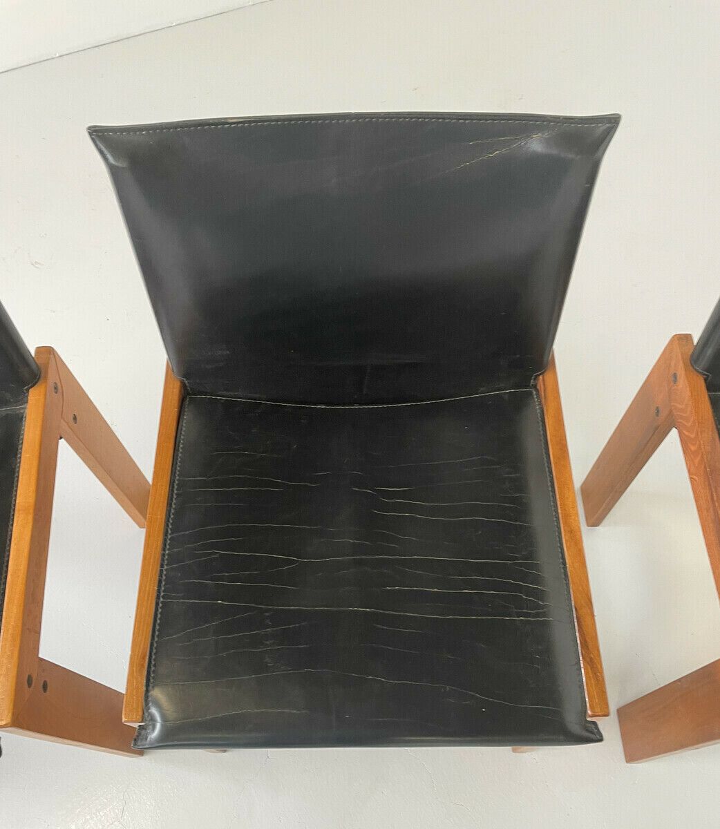 Set Of 4 Mid Century Modern Dining Chairs By Afra & Tobia Scarpa photo buy