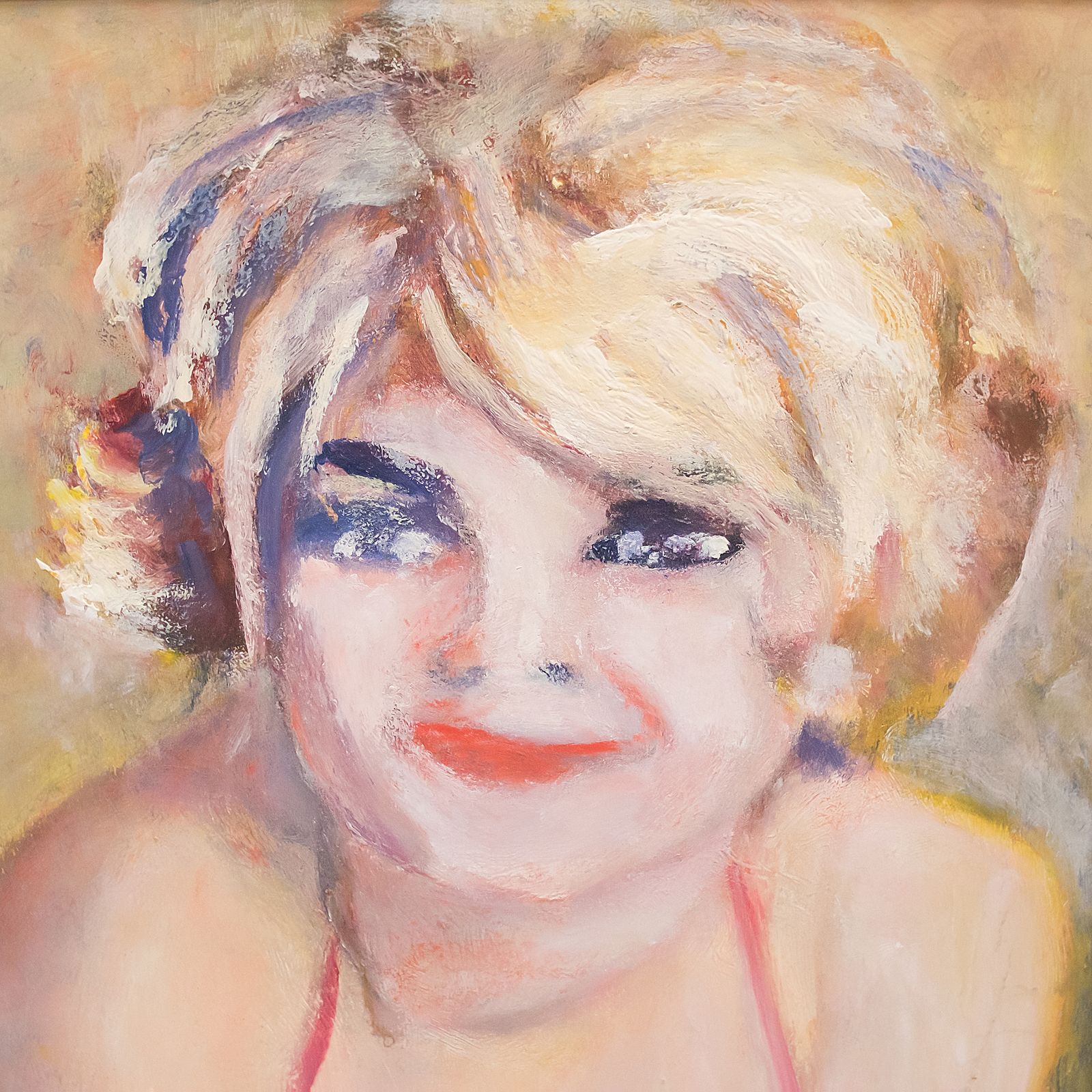 Small Painting Of A Sexy Young  Woman photo Art