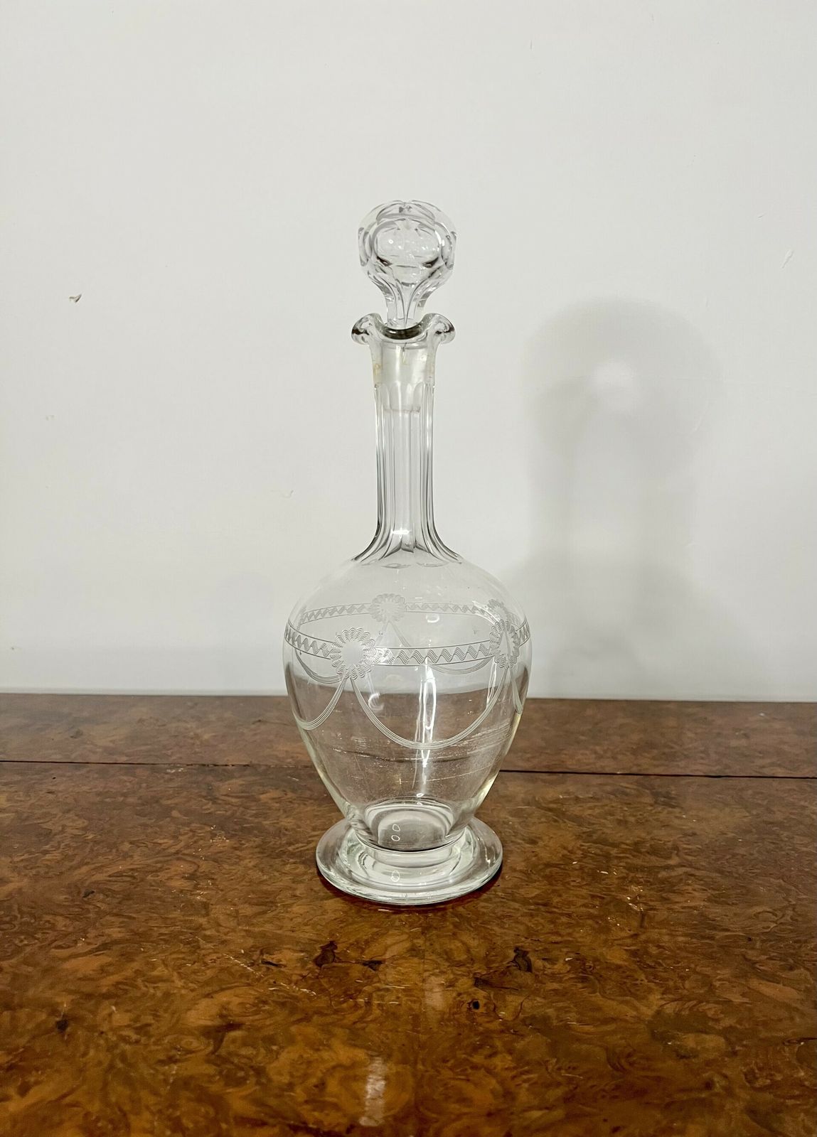 Fine Quality Victorian Glass Decanter photo vinterior