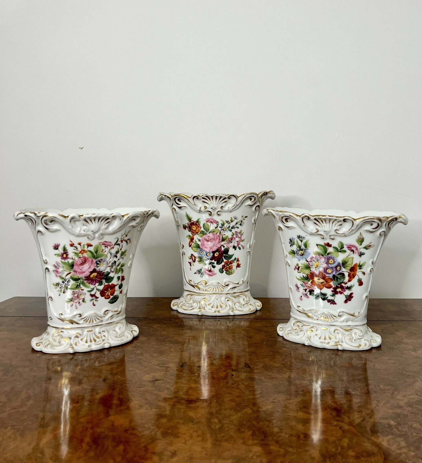 Fantastic Quality Garniture Of Three 19th Century French Vases photo furniture