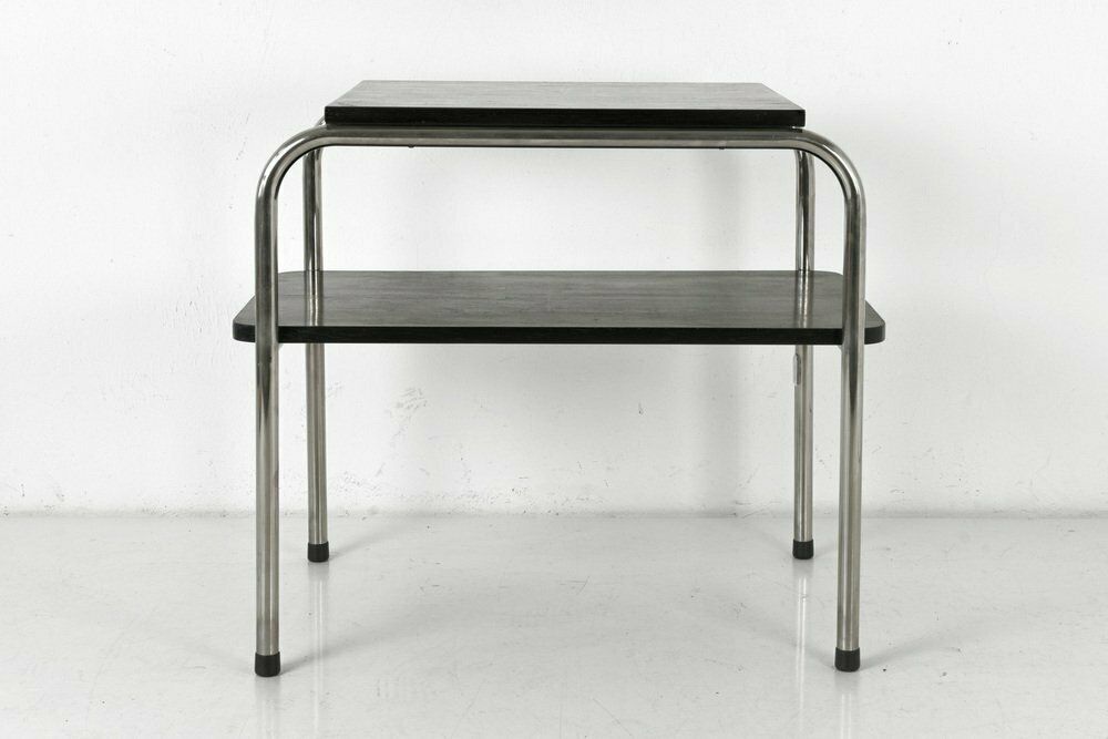 photo furniture French Side Table In Steel Tube, 1930
