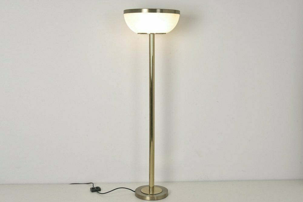 photo vinterior Large Italian Floor Lamp In Brass From Lumi, 1968