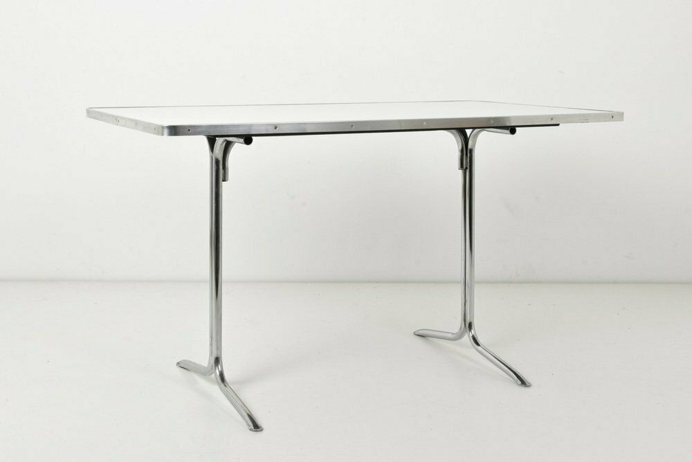 2303.0 German Dining Table In Steel Tube From Mauser Werke Waldeck, 1950s photo