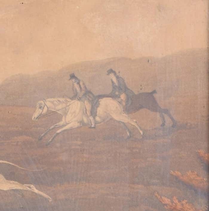 Hare Coursing 19th Century Print After Dean Wolstenhome The Elder photo Art