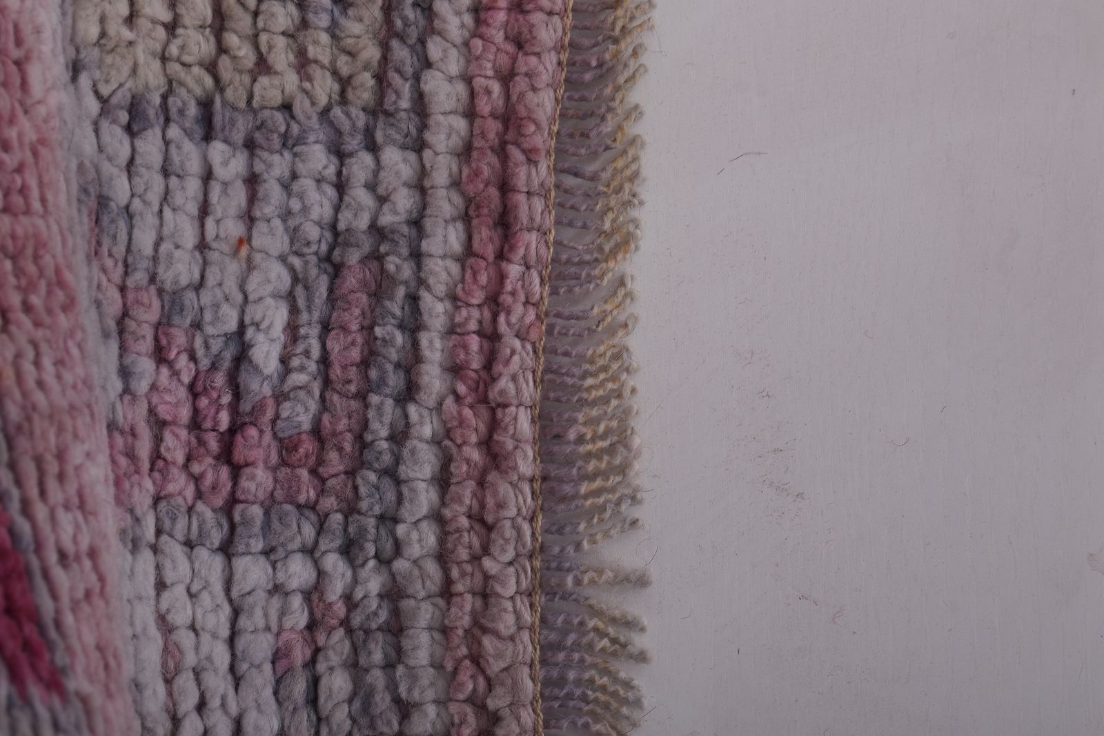 Textiles 1960s Vintage Faded Turkish Herki Runner 2'10'' X 9'9'' photo