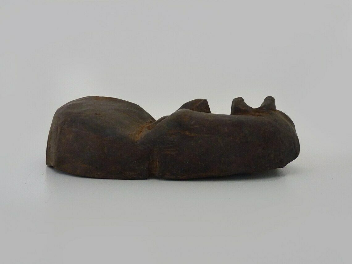Kran Mask From Ivory Coast. African Tribal Art. Primitive Art photo vintage