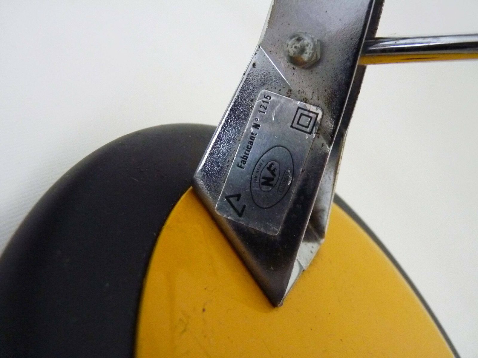 Aluminor Yellow Metal Articulated Lamp, 1970s photo vinterior
