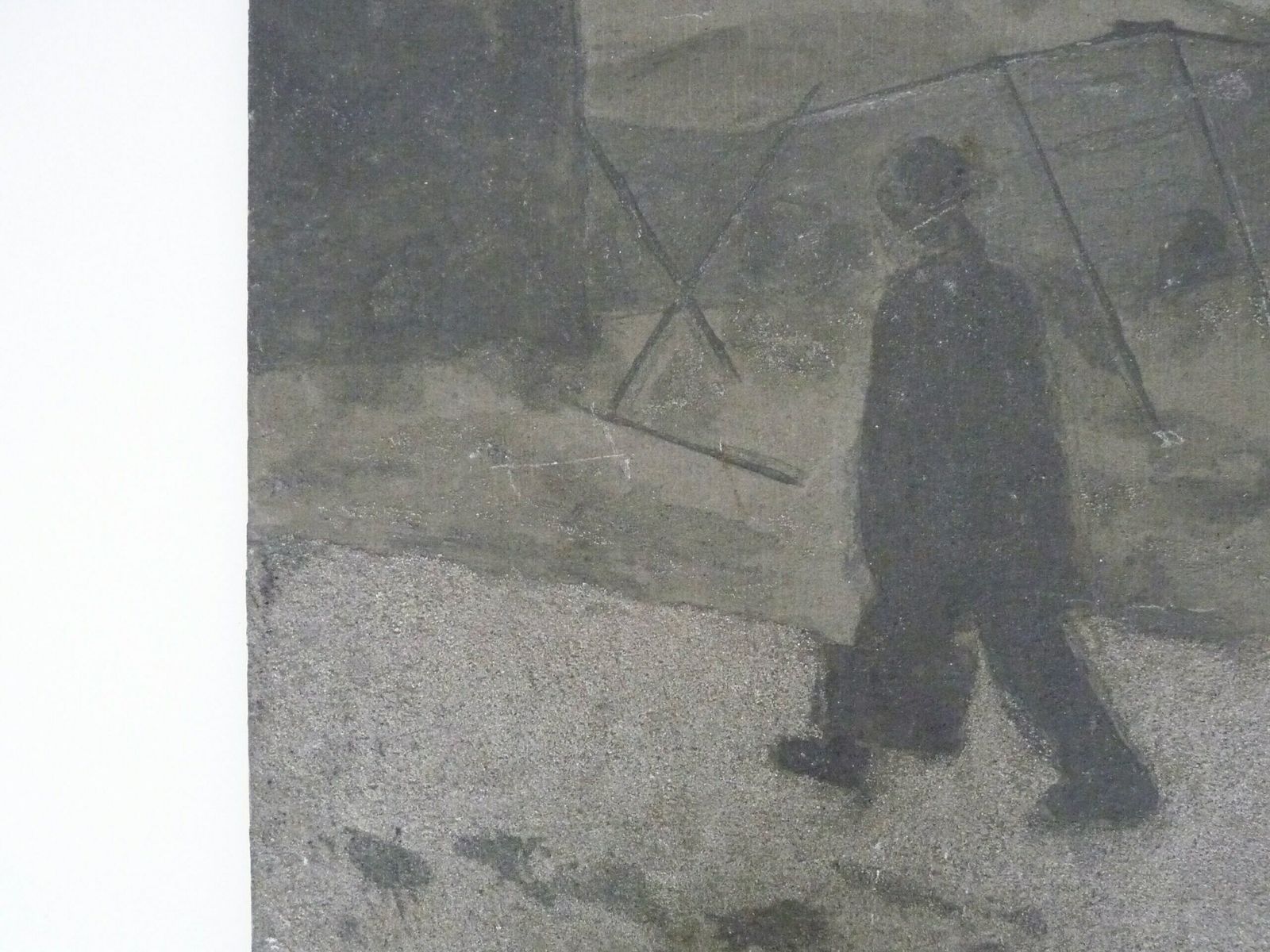 Peinture de sable « Untitled » par Michel Fabre, artiste contemporain photo Art