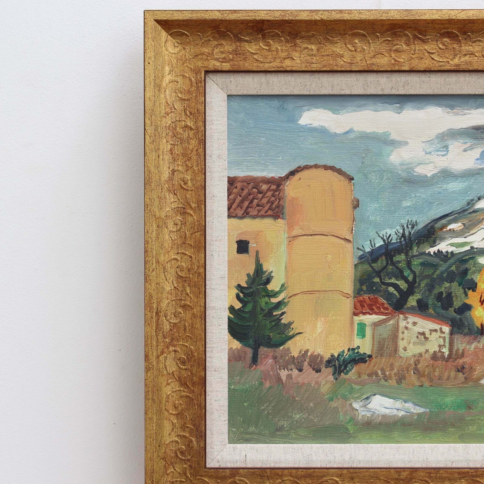 'Mont Sainte Victoire' By Yves Brayer (Circa 1960s) photo furniture