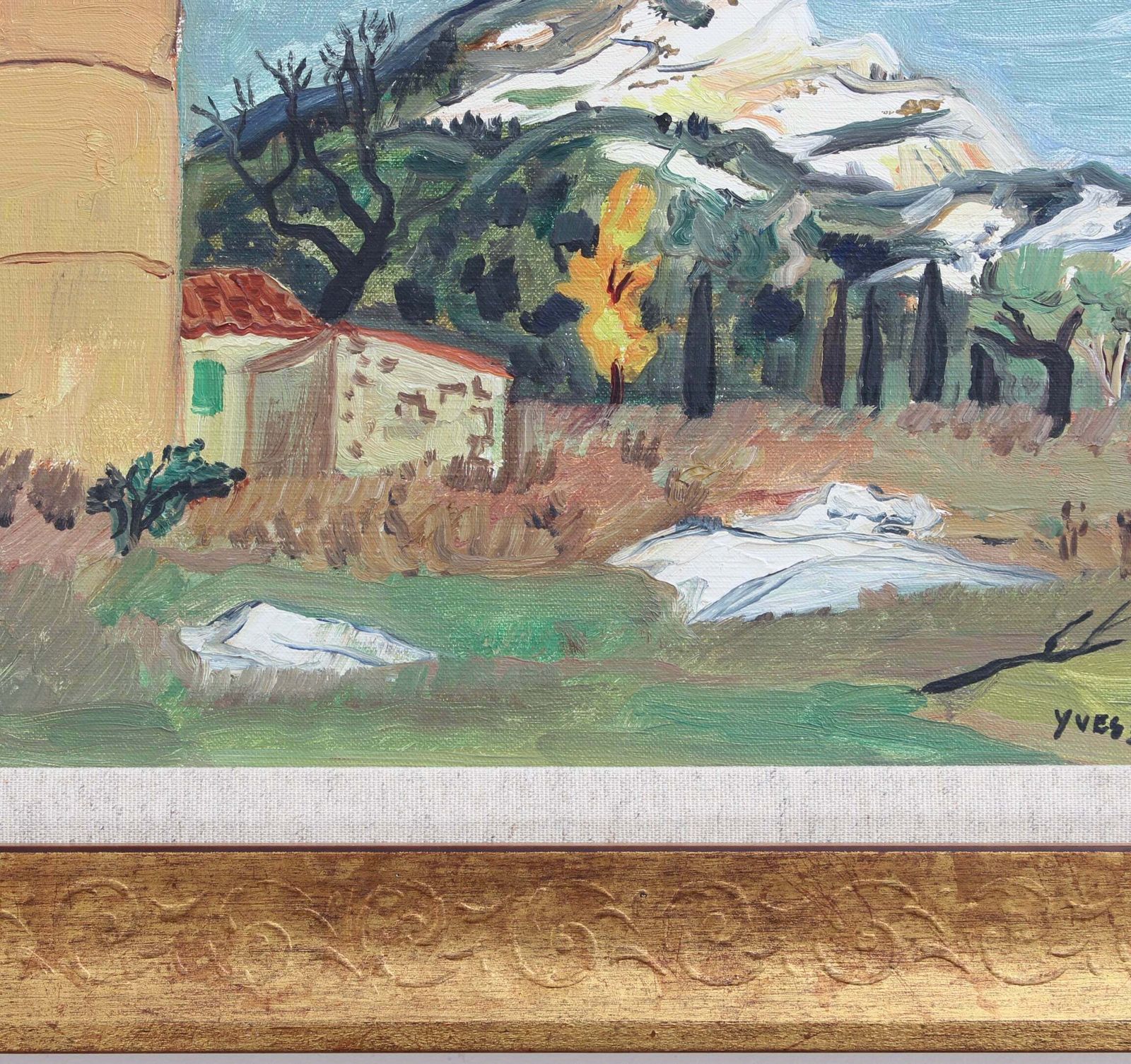 photo buy 'Mont Sainte Victoire' By Yves Brayer (Circa 1960s)