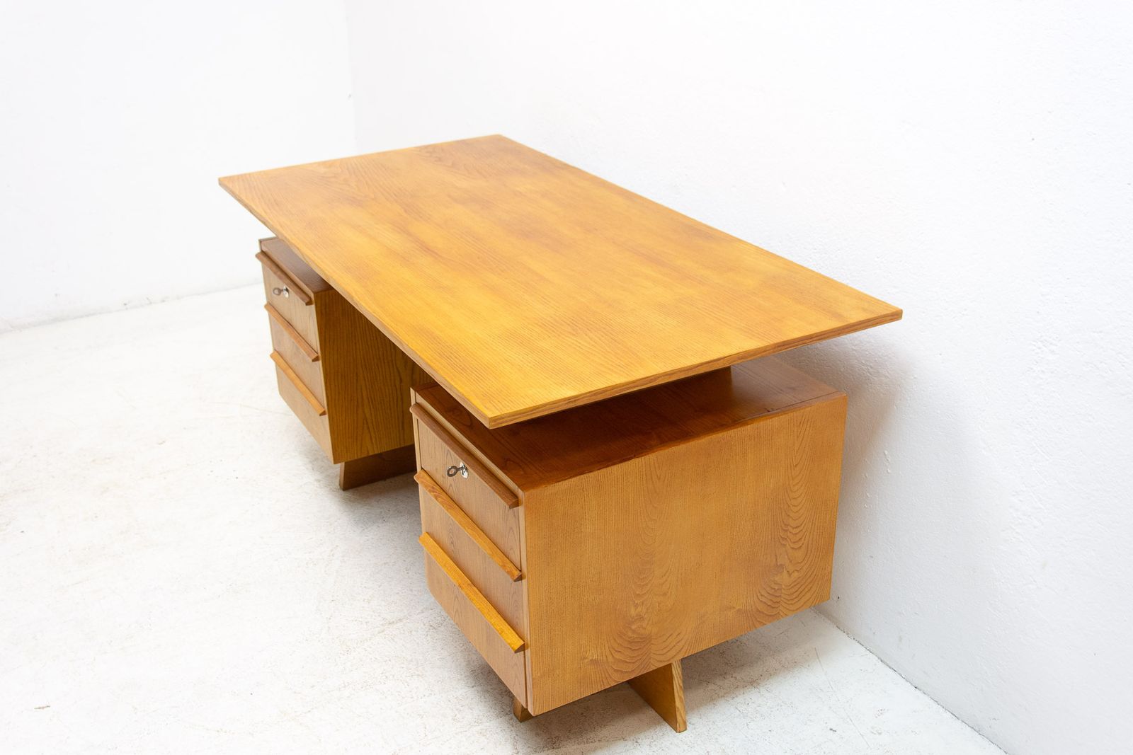 photo for sale Mid Century Beechwood Writing Desk, 1970´S, Czechoslovakia