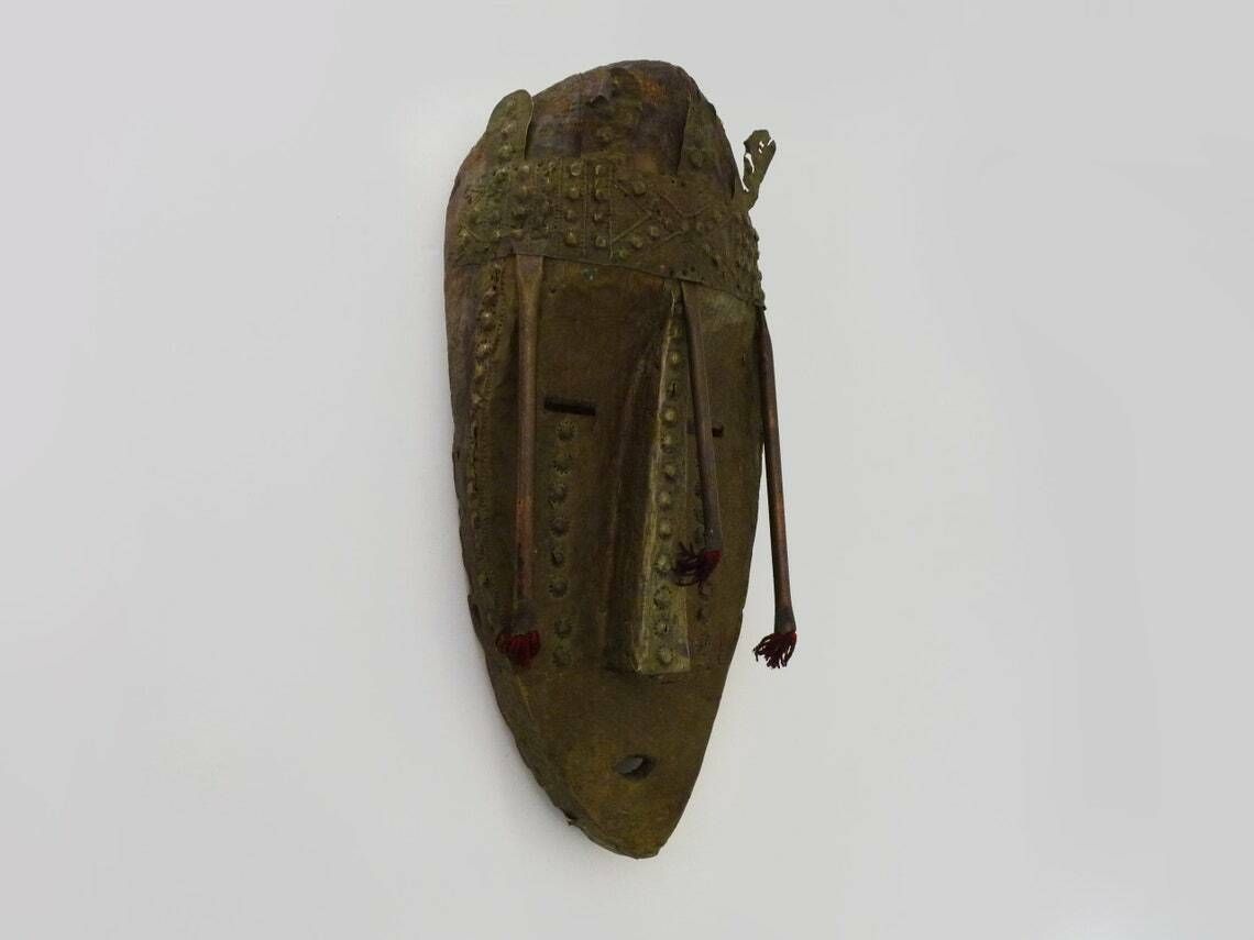Masque rituel ancien Bambara Marka Sarakole du Mali, art tribal africain photo buy