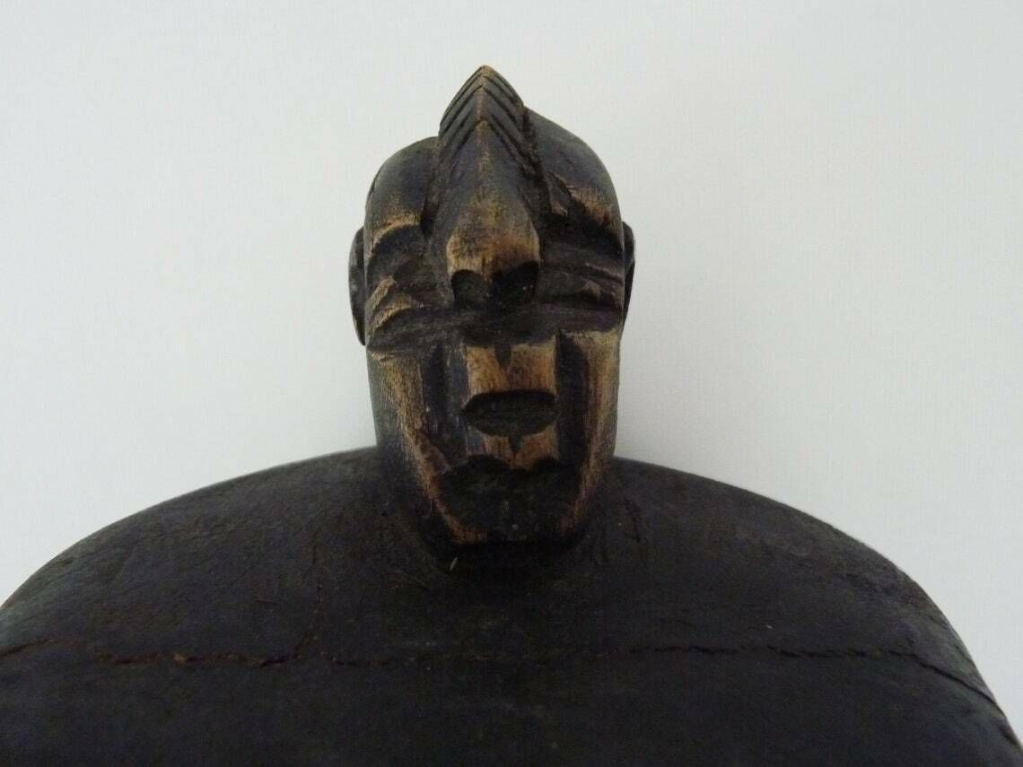 Superb Lamellophone Luba Piano Sanza African Tribal photo for sale