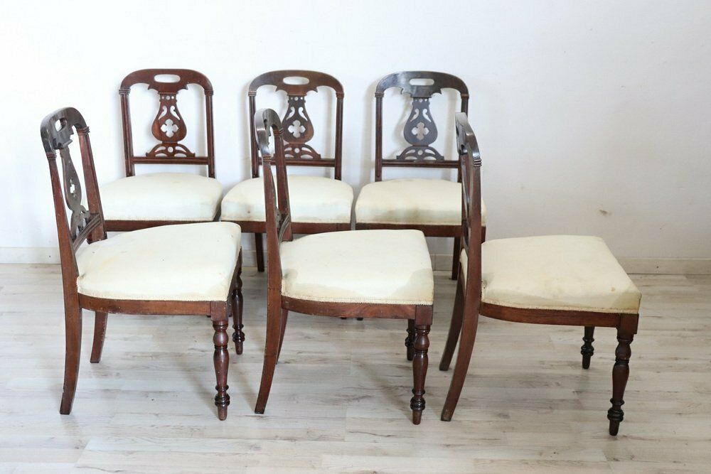 19th Century English Dining Chairs Set Of 6 photo buy