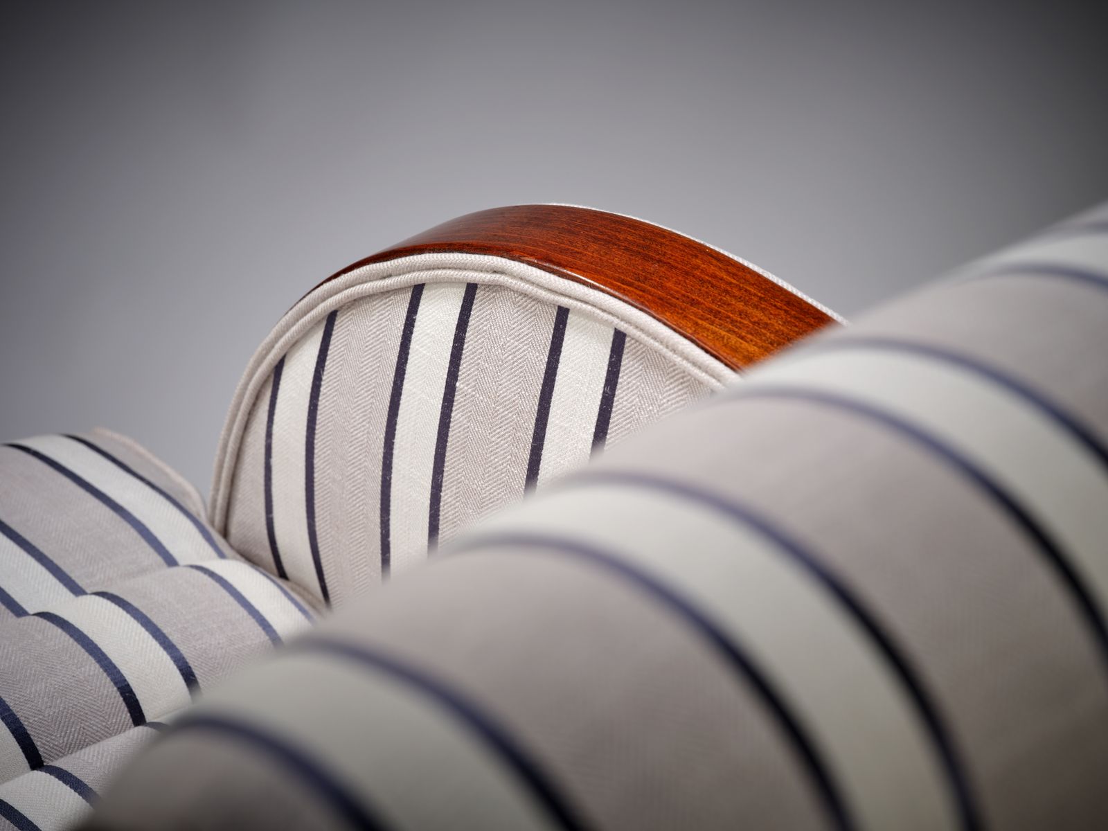 photo furniture The Deco Modernist 'Maritime Gentle Rocker' Fluted Back Rocking Armchair, England Circa  1930's