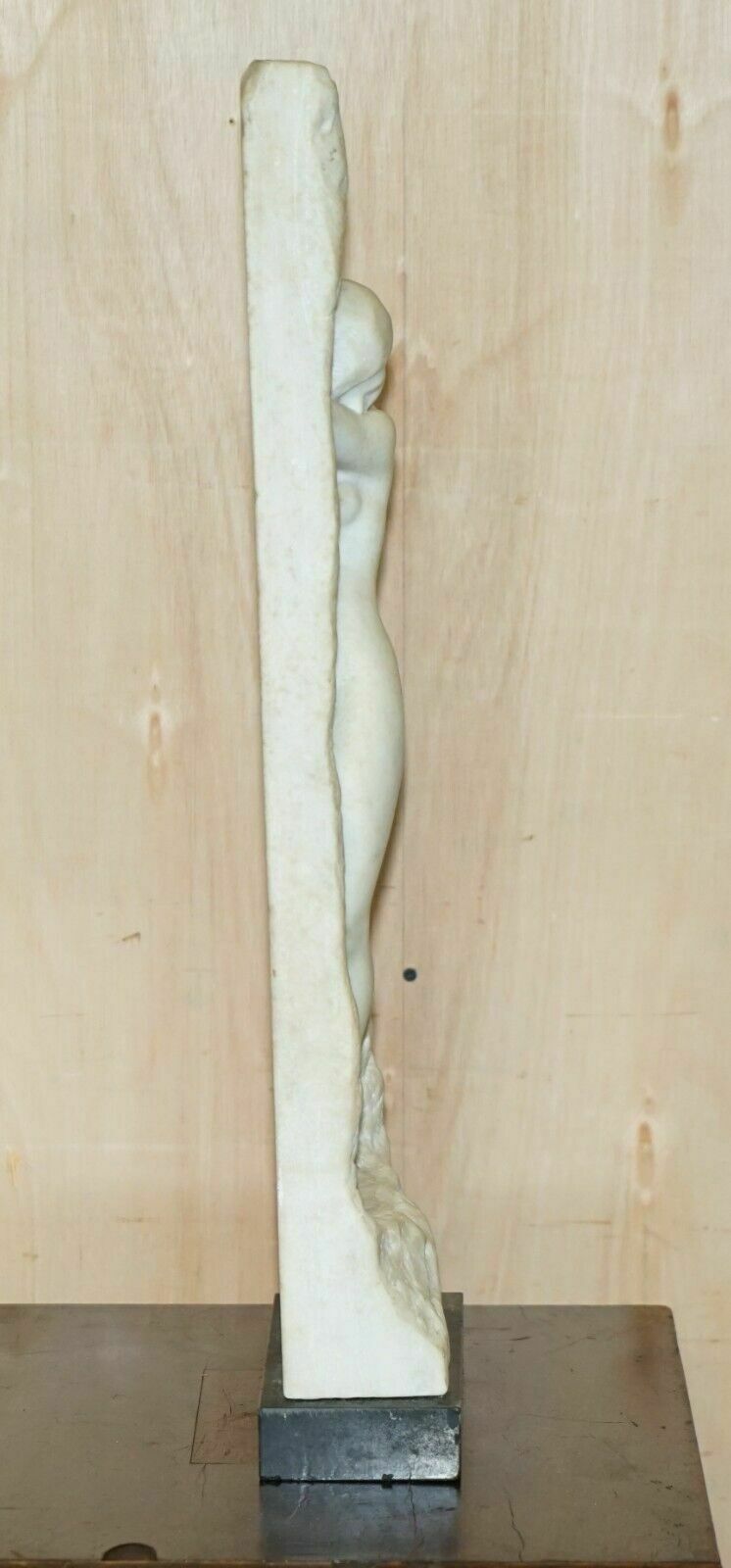 photo vintage Original Signed Amedeo Gennarelli 1881 1943 Carved Marble Statue / Sculpture