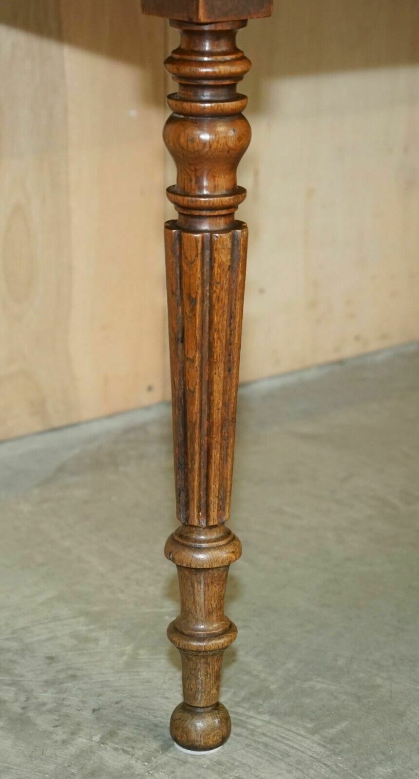 Antique French Two Plank Top Farmhouse Burr Fruitwood Refectory Dining Table photo buy