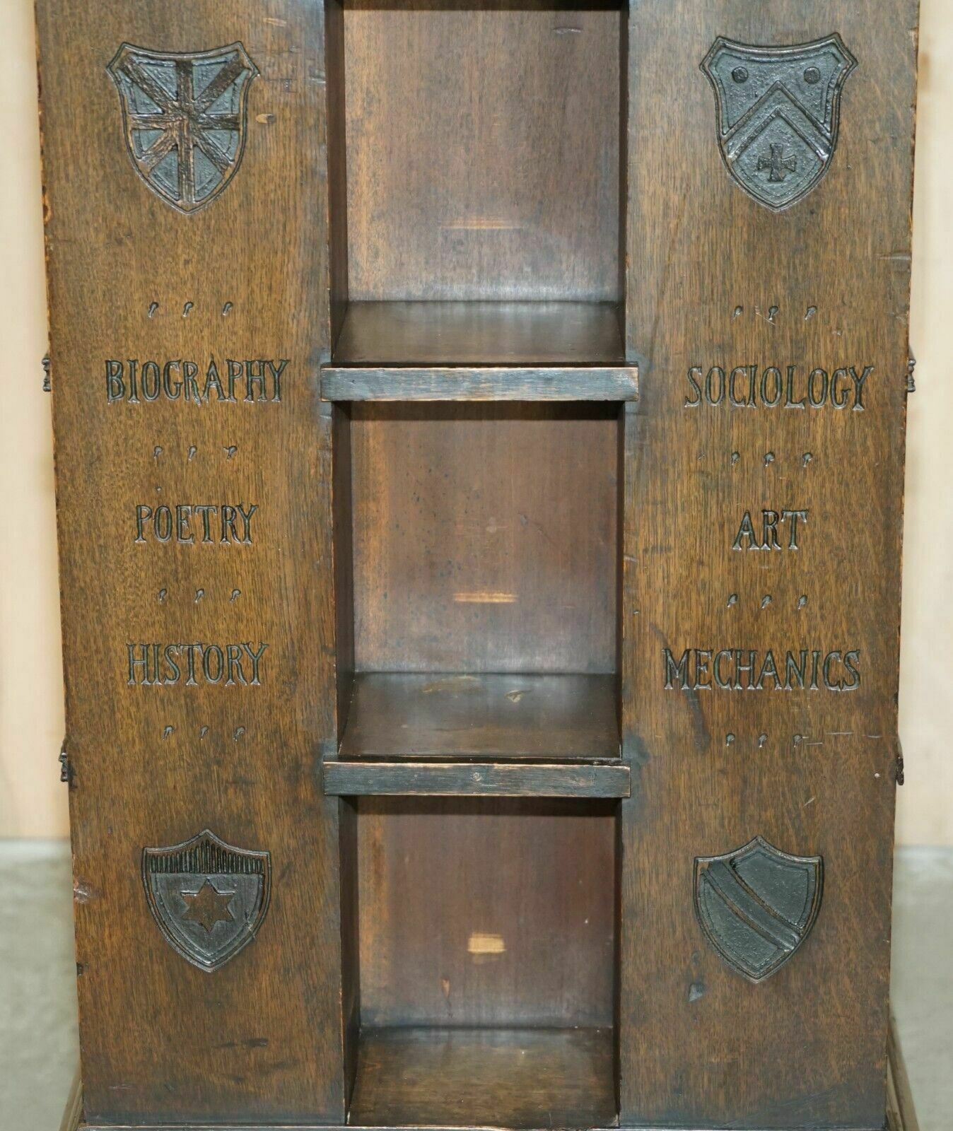 photo vinterior Unique Original Antique Seymour Easton 1859 1916 Tabard Inn Revolving Bookcase