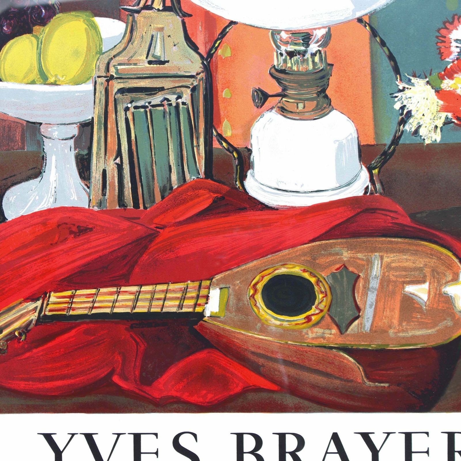 photo furniture French Vintage Exhibition Poster For Yves Brayer (1969)   Galerie De Paris
