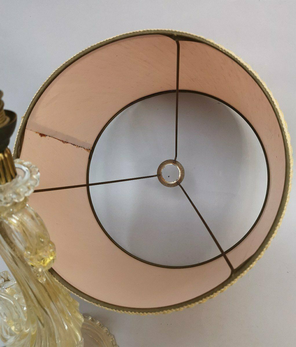 Lampe en verre de Murano, début du XXe siècle photo vintage