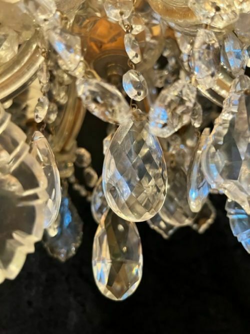 photo furniture Six Light Italian Marie Theresa Antique Chandelier