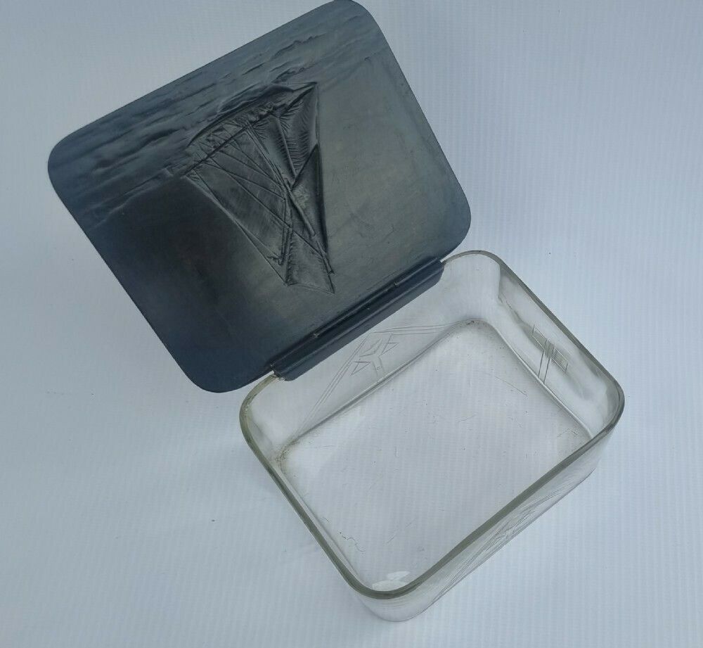 A Rare Early Competitive Sailing Presentation Box Which Is Of Nautical Interest And Made By W.M.F. photo Home Decor