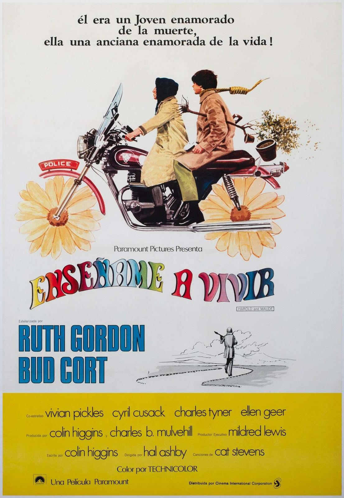 Harold And Maude 1972 Argentinian 1 Sheet Film Poster