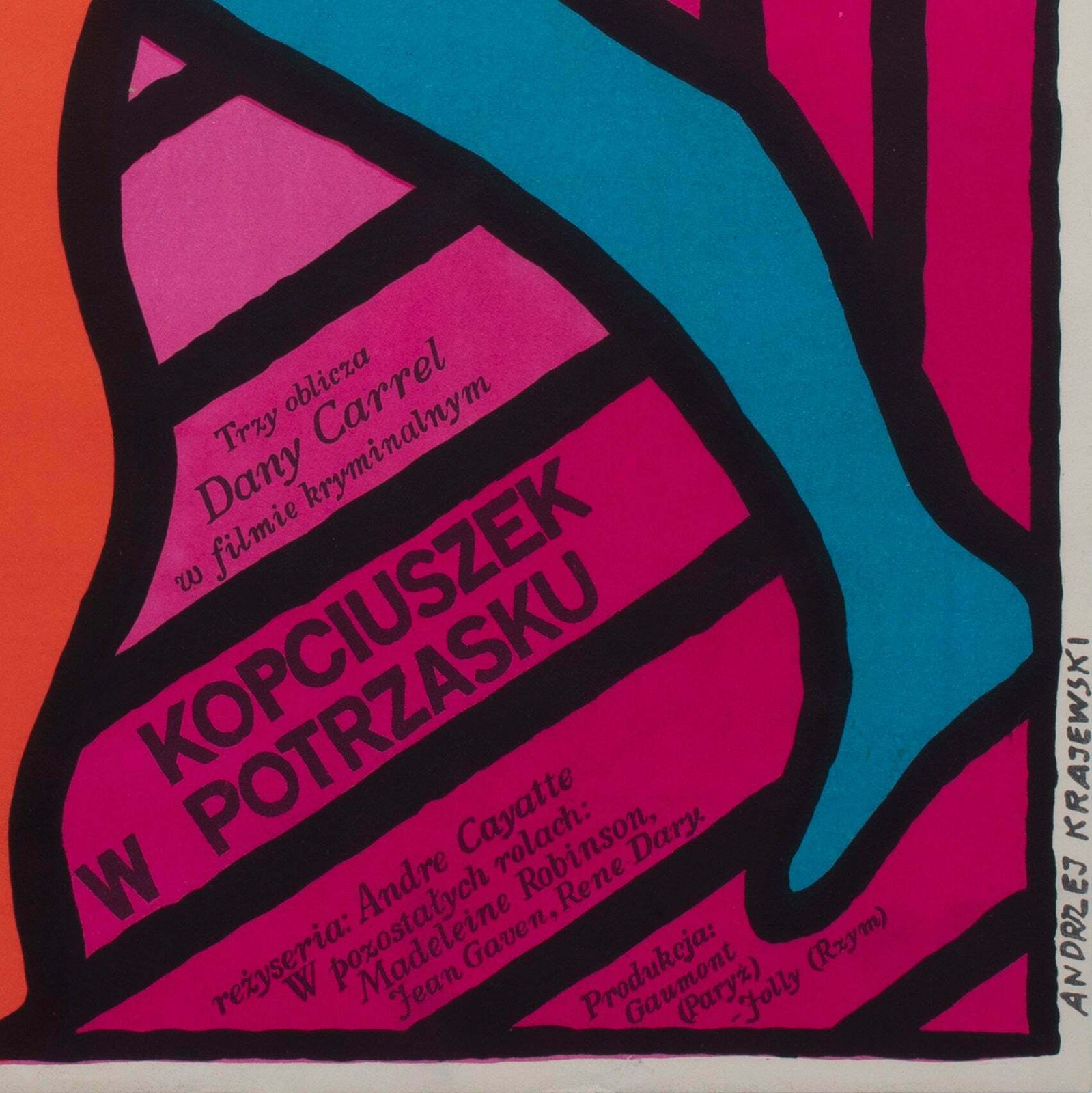 A Trap For Cinderella 1967 Polish A1 Film Poster, Andrzej Krajewski photo vintage